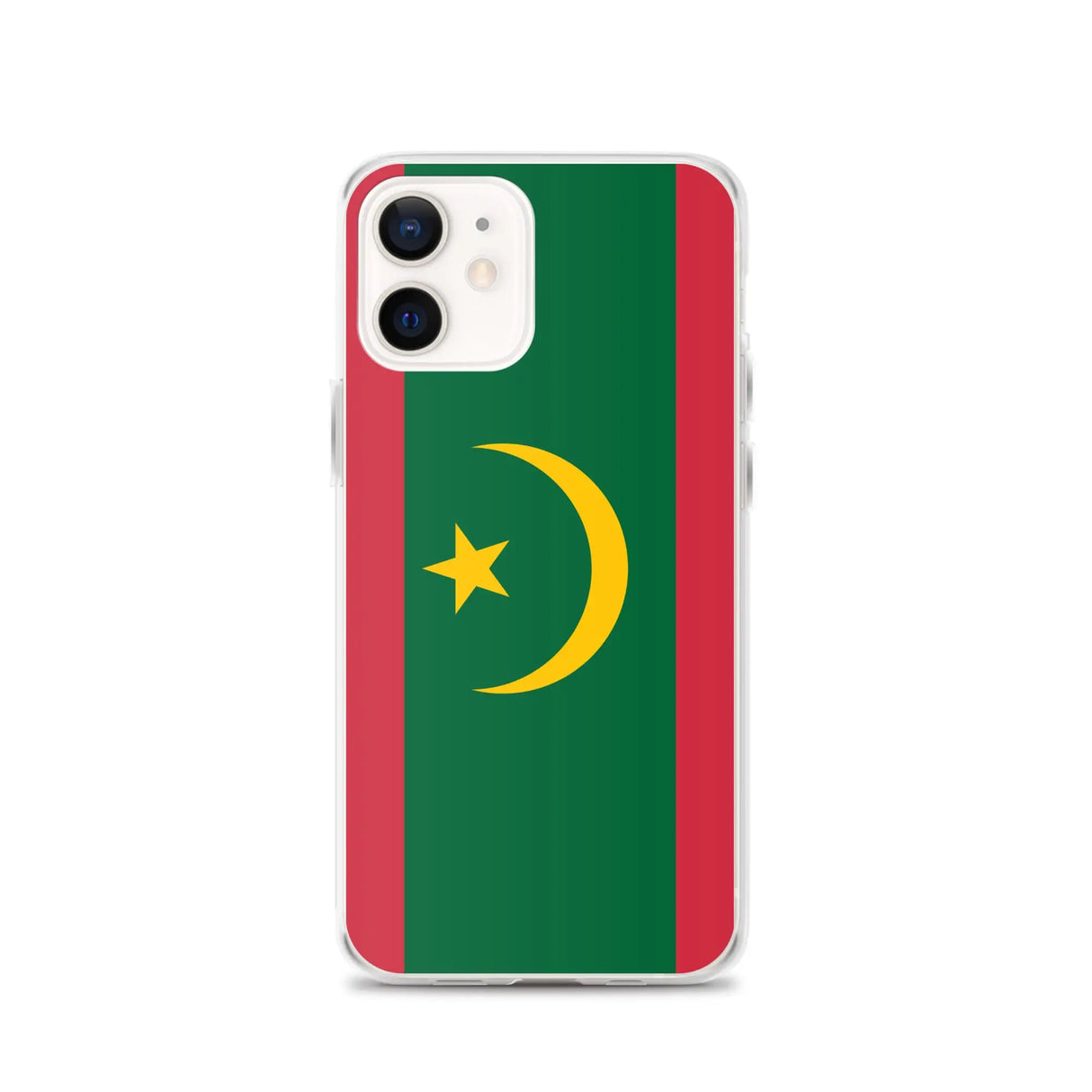 Coque iphone drapeau mauritanie souple antichoc transparente