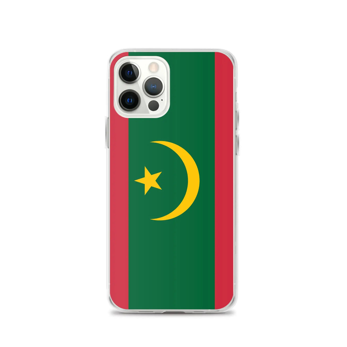 Coque iphone drapeau mauritanie souple antichoc transparente