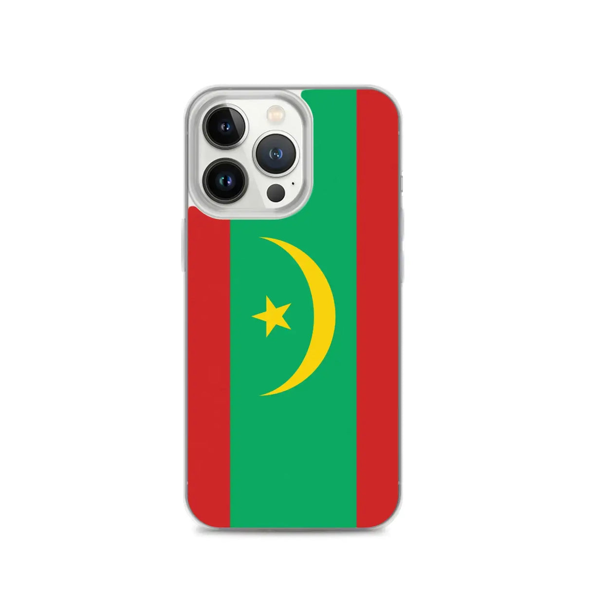 Coque iphone drapeau mauritanie souple antichoc transparente