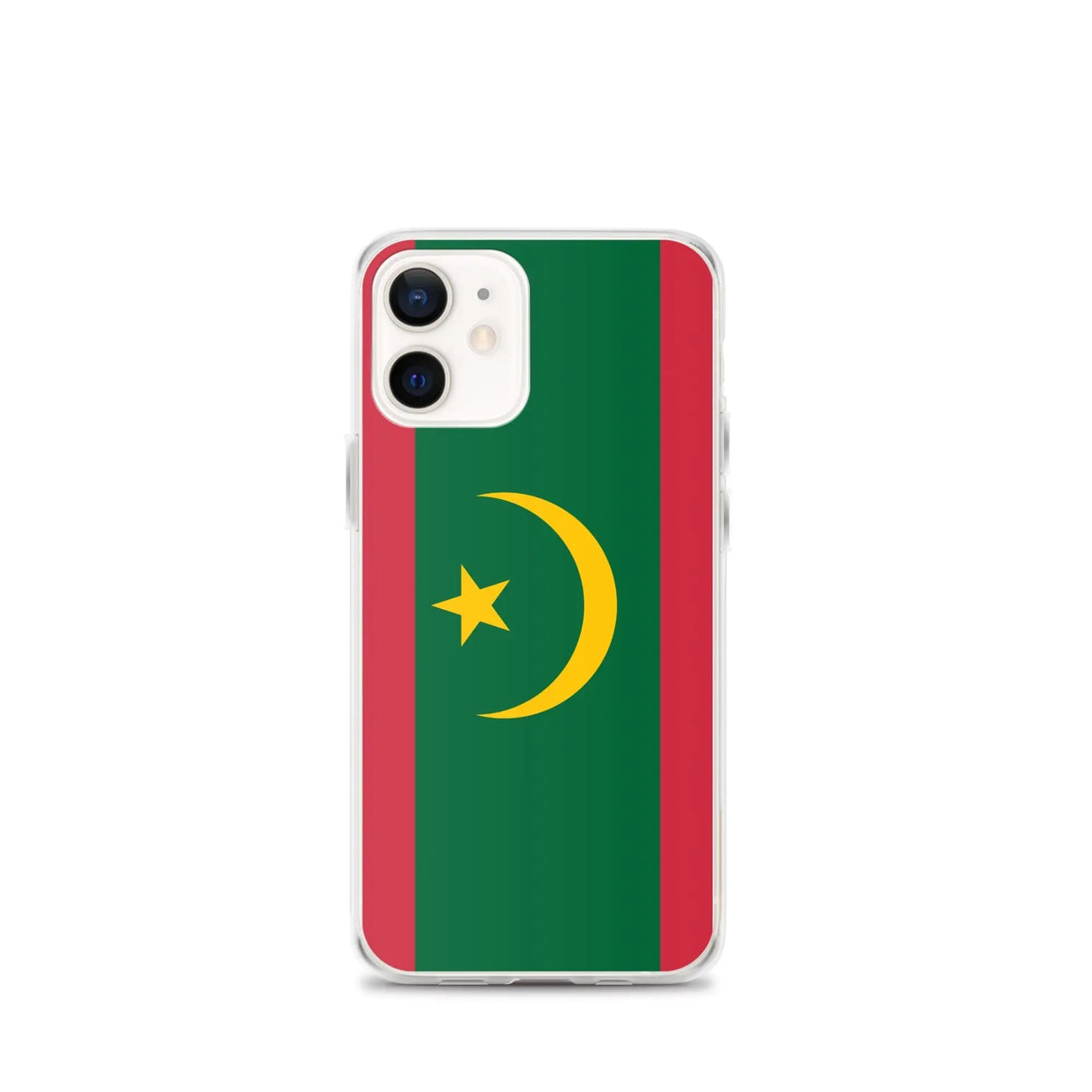 Coque iphone drapeau mauritanie souple antichoc transparente