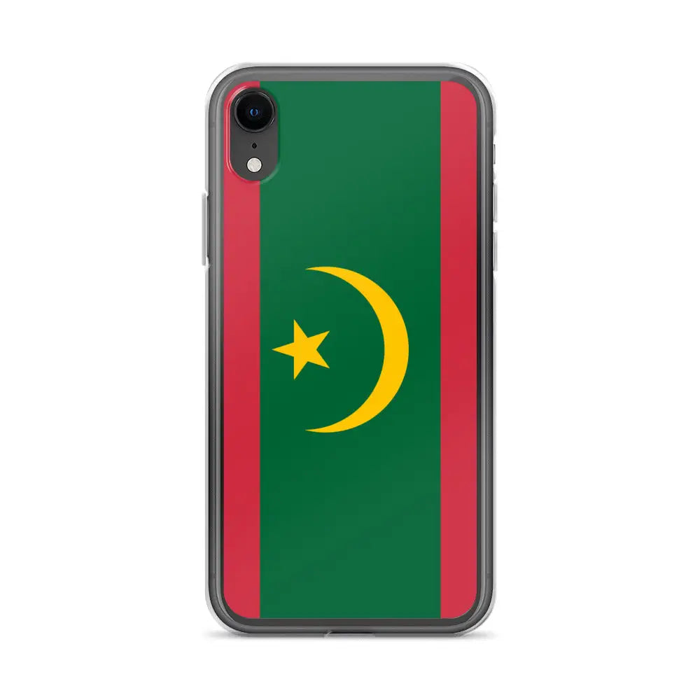 Coque iphone drapeau mauritanie souple antichoc transparente