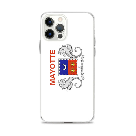 Coque iphone drapeau mayotte souple antichoc transparente