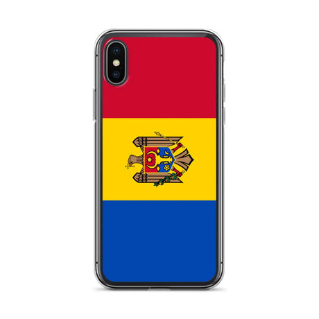 Coque iphone drapeau moldavie souple résistante antichoc