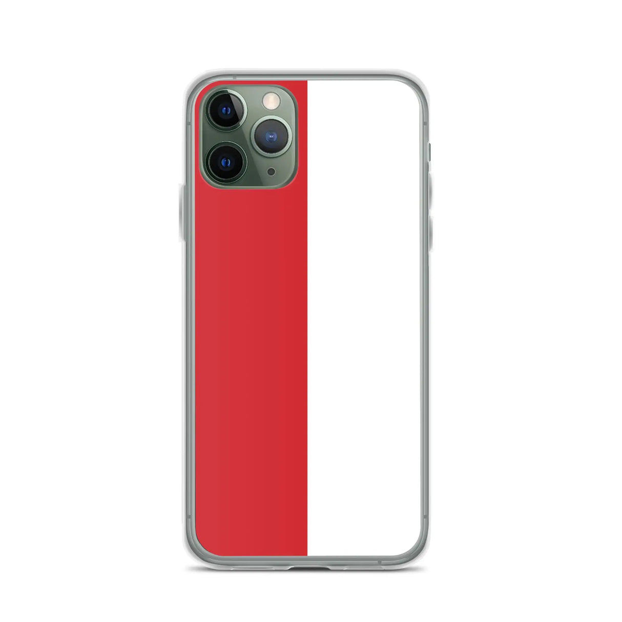 Coque iphone drapeau monaco souple résistante antichoc