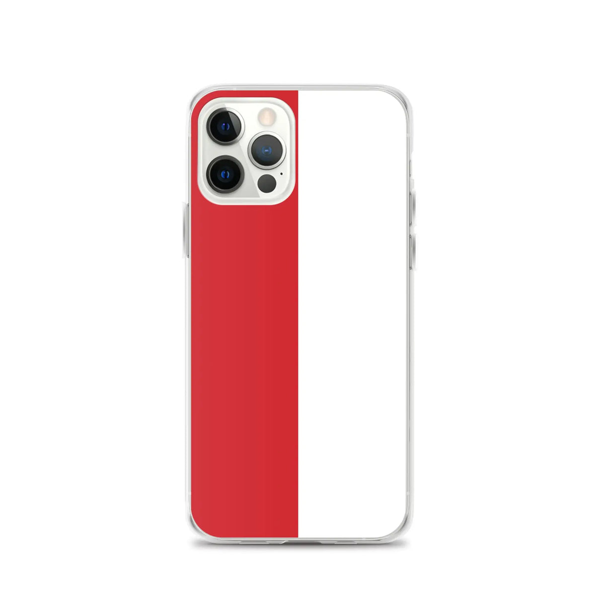Coque iphone drapeau monaco souple résistante antichoc