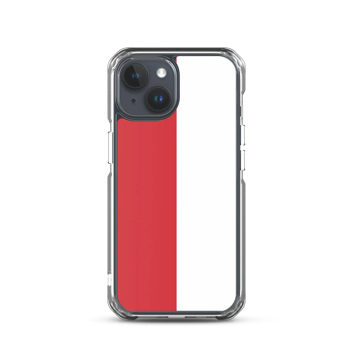 Coque iphone drapeau monaco souple résistante antichoc