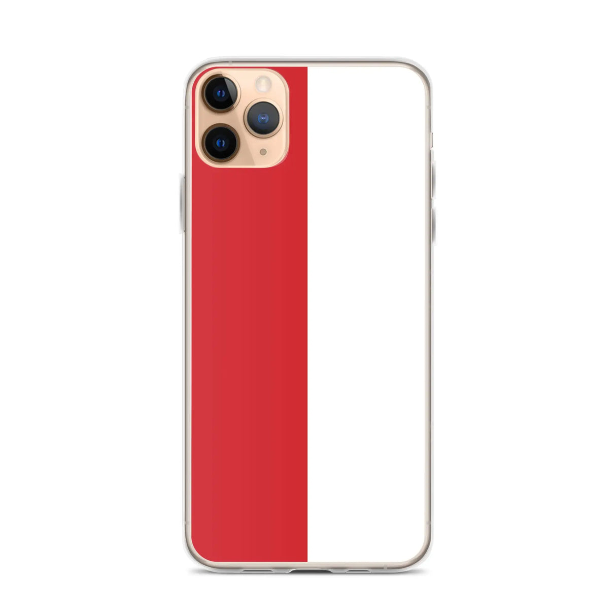 Coque iphone drapeau monaco souple résistante antichoc