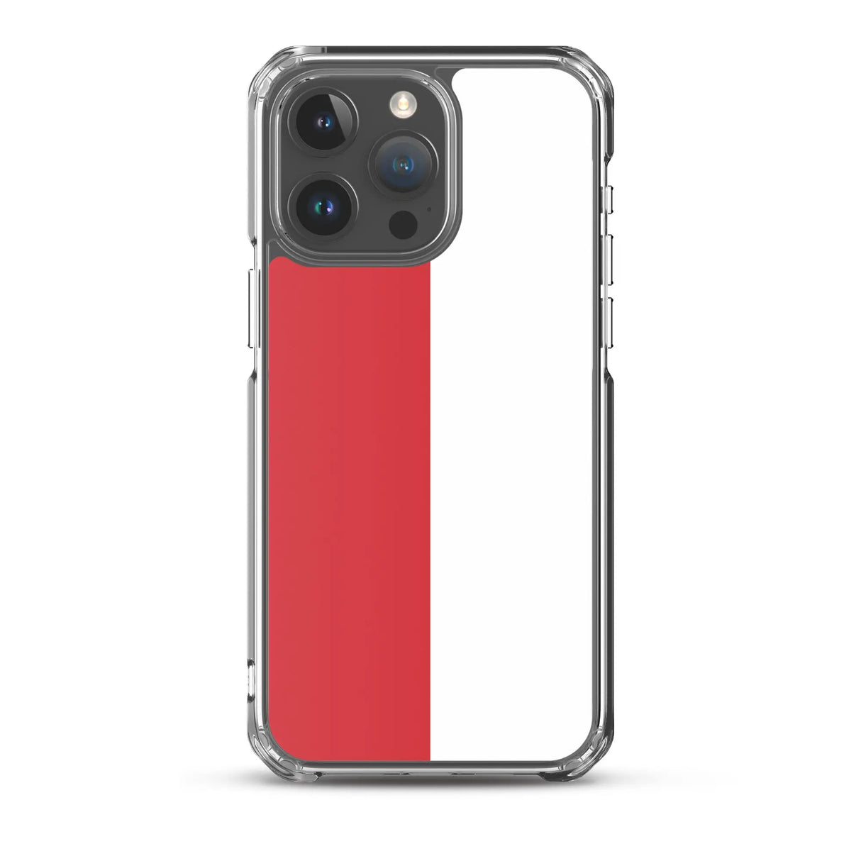 Coque iphone drapeau monaco souple résistante antichoc
