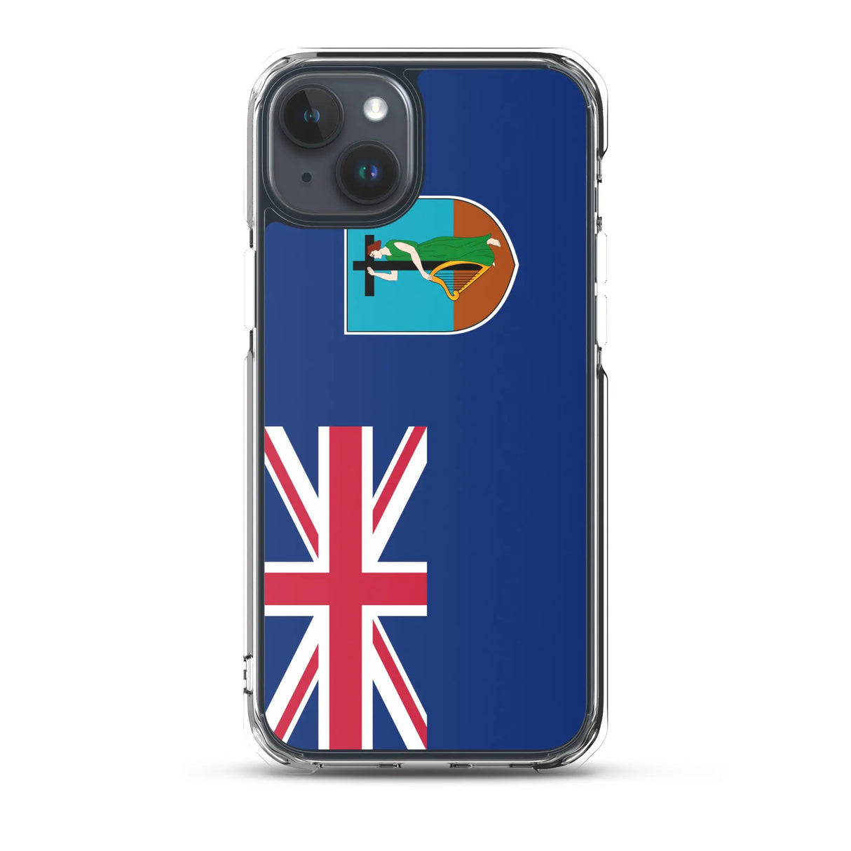 Coque iphone drapeau montserrat souple et antichoc transparente