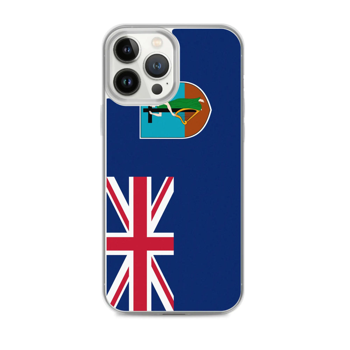 Coque iphone drapeau montserrat souple et antichoc transparente