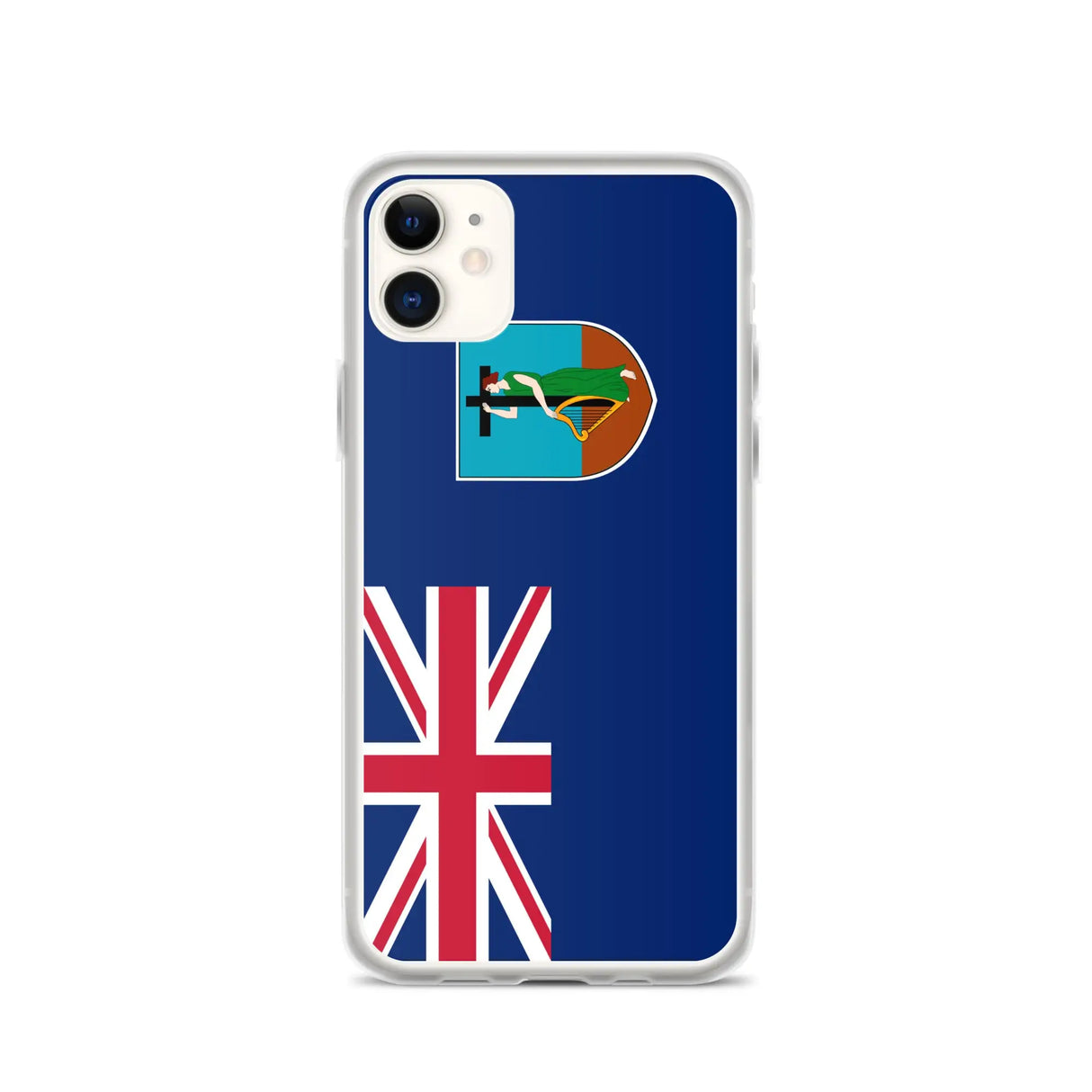 Coque iphone drapeau montserrat souple et antichoc transparente