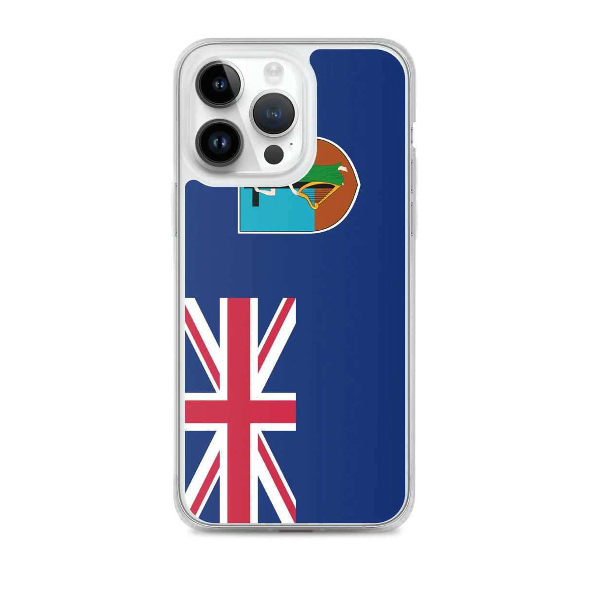 Coque iphone drapeau montserrat souple et antichoc transparente