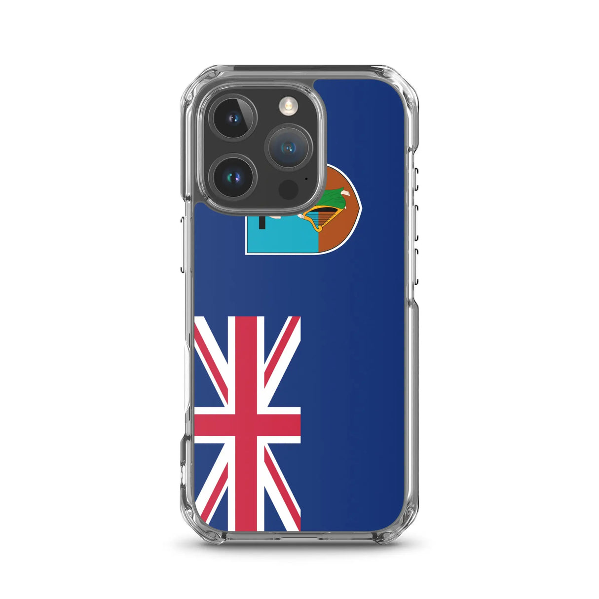 Coque iphone drapeau montserrat souple et antichoc transparente