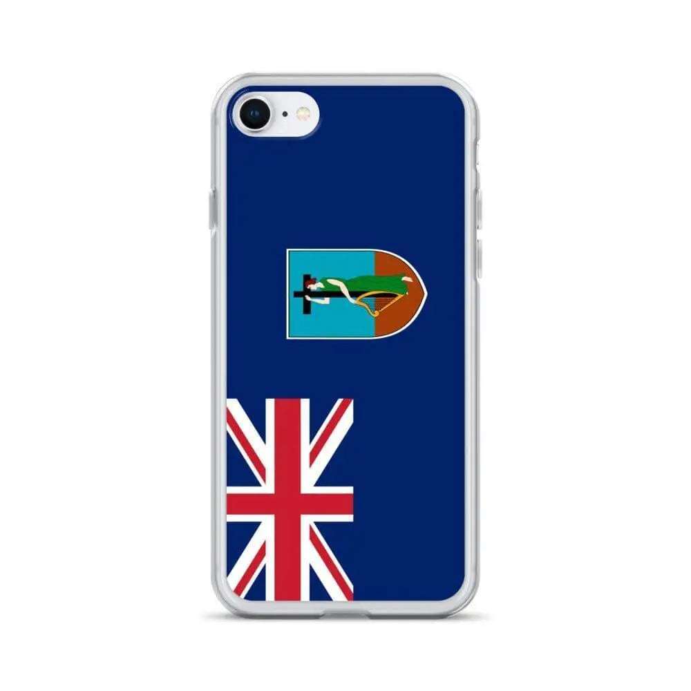 Coque iphone drapeau montserrat souple et antichoc transparente