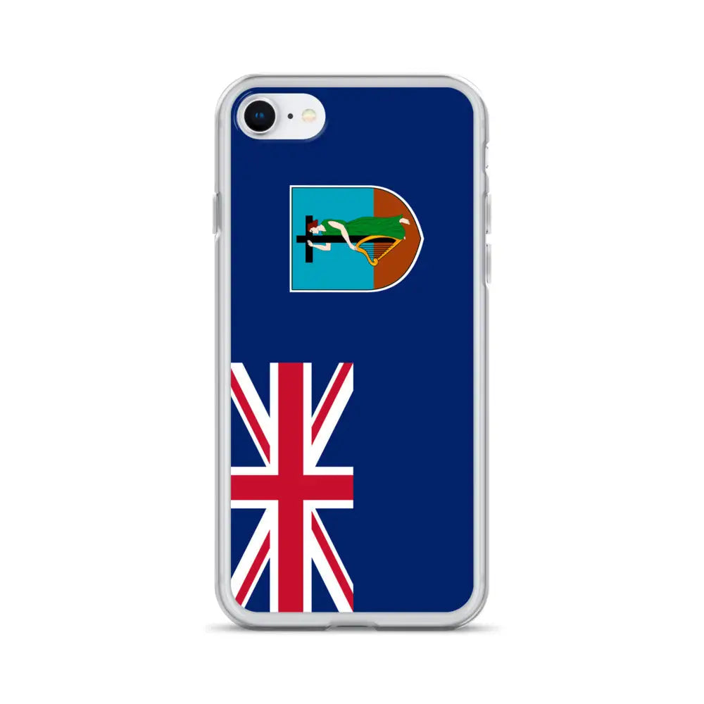 Coque iphone drapeau montserrat souple et antichoc transparente