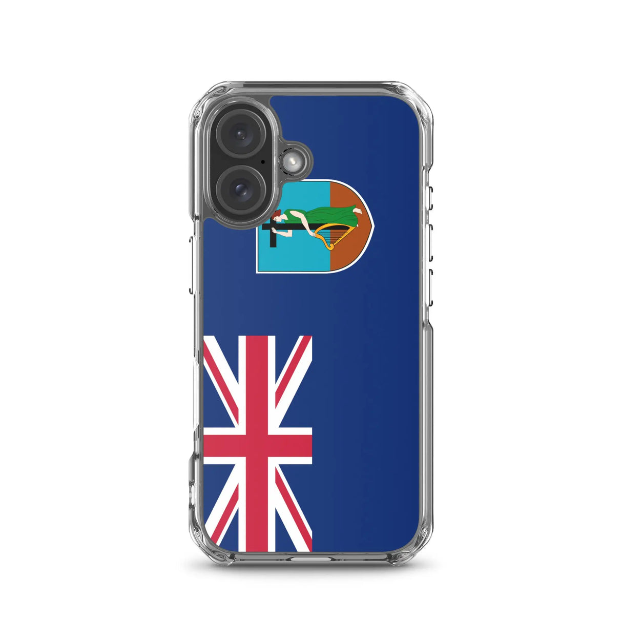 Coque iphone drapeau montserrat souple et antichoc transparente