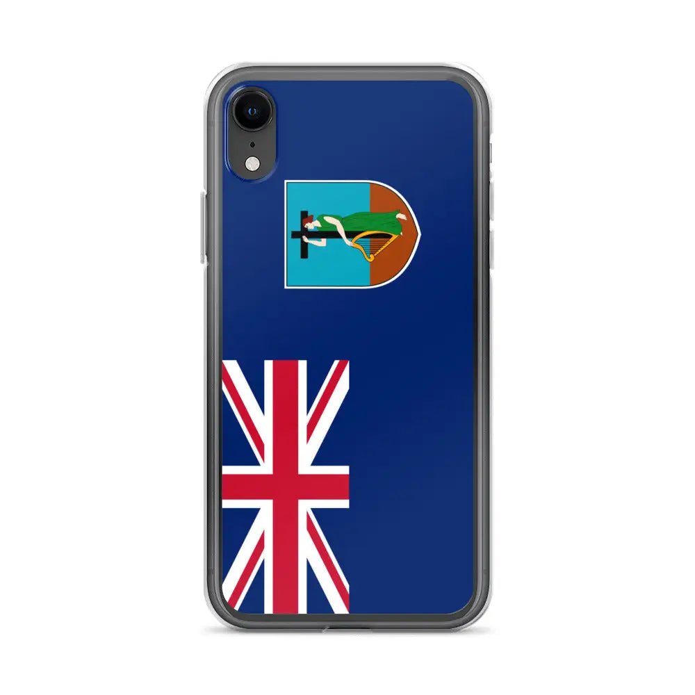 Coque iphone drapeau montserrat souple et antichoc transparente