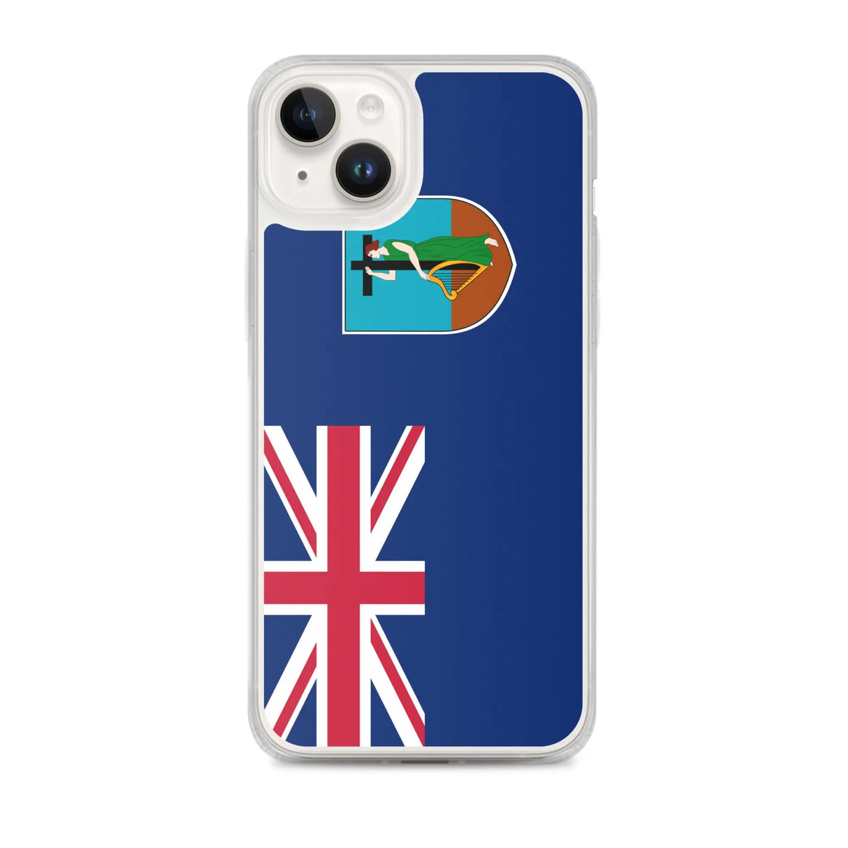 Coque iphone drapeau montserrat souple et antichoc transparente