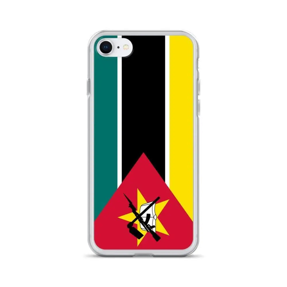 Coque iphone drapeau mozambique souple résistante antichoc