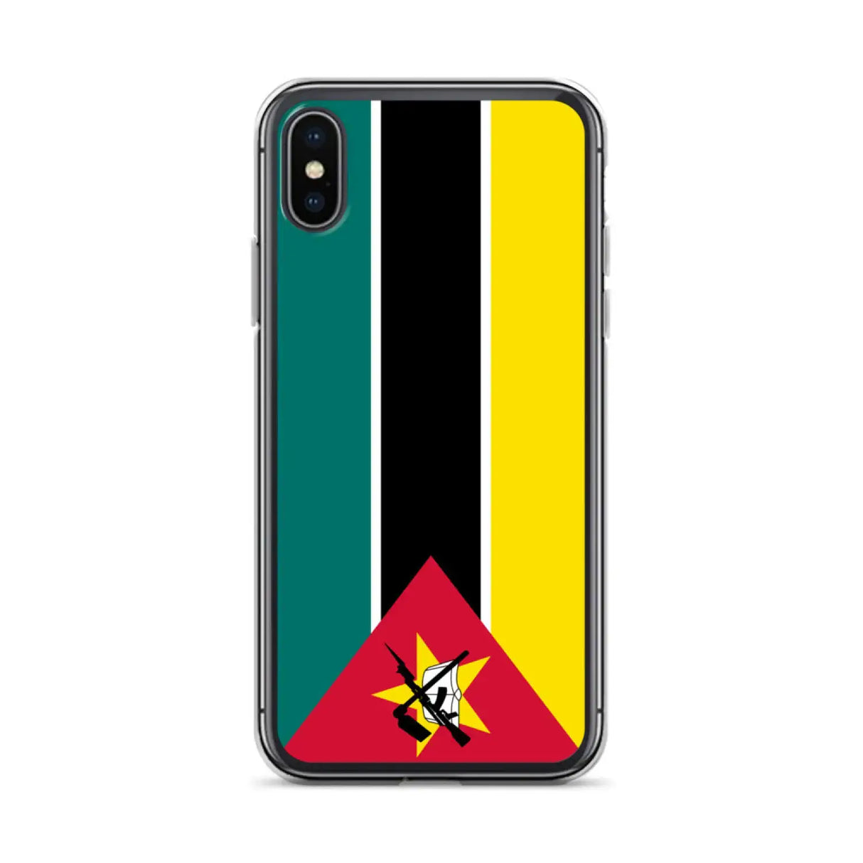 Coque iphone drapeau mozambique souple résistante antichoc
