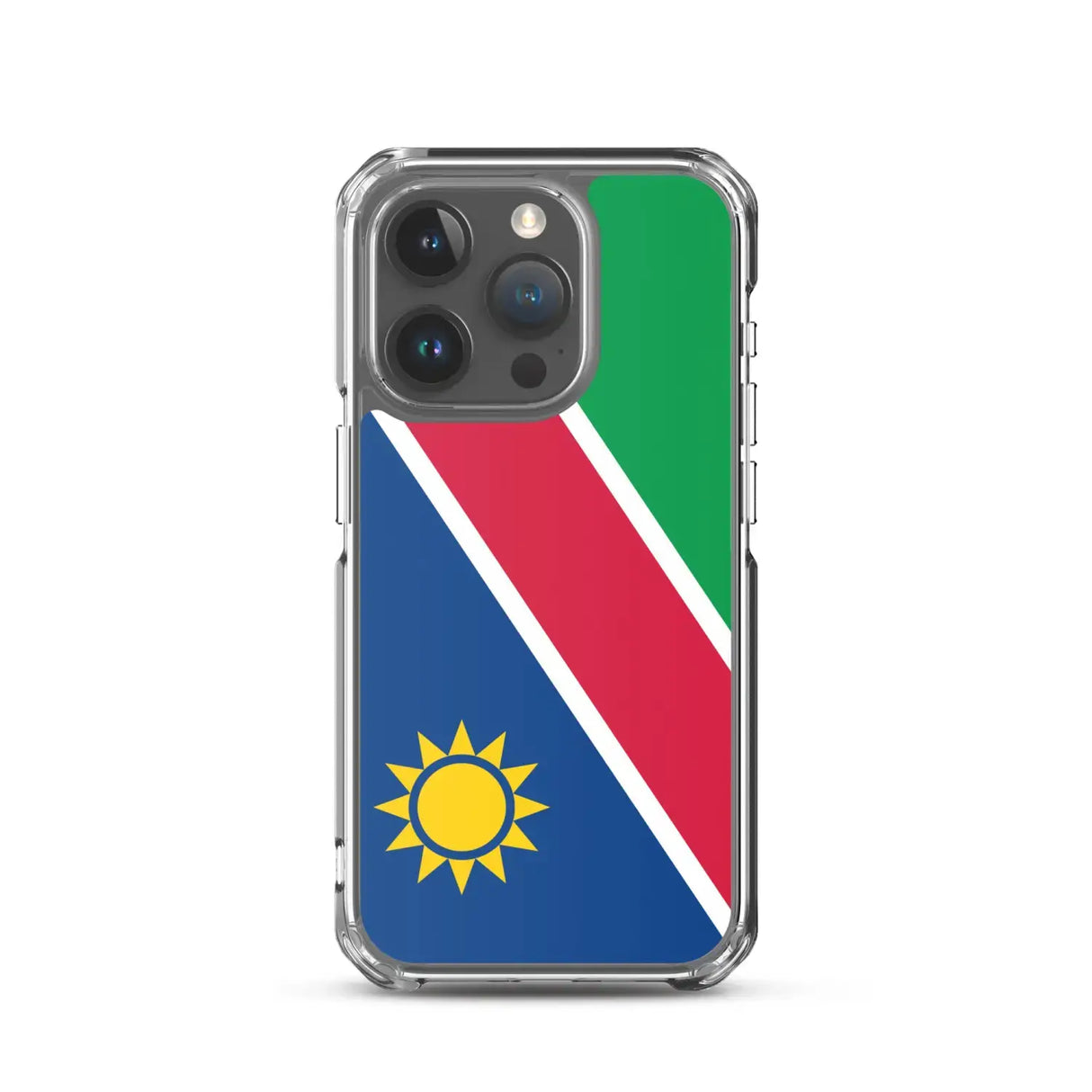 Coque iphone drapeau namibie souple antichoc transparente