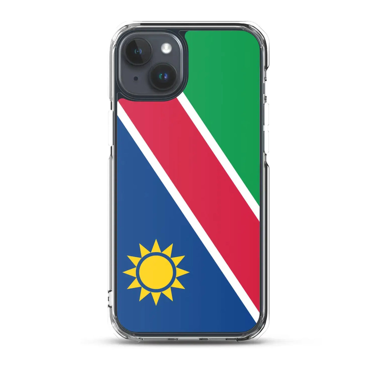 Coque iphone drapeau namibie souple antichoc transparente