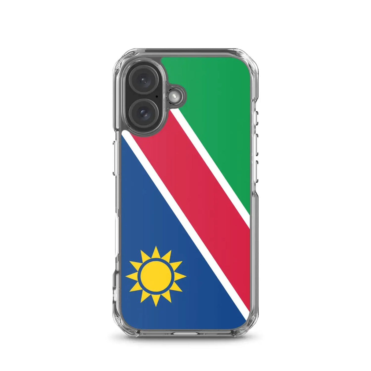Coque iphone drapeau namibie souple antichoc transparente