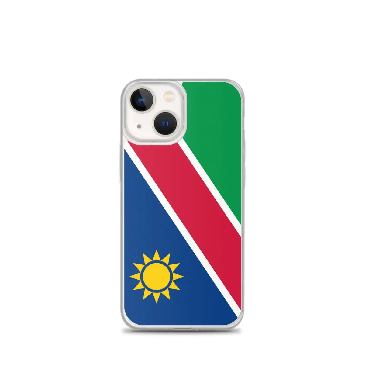 Coque iphone drapeau namibie souple antichoc transparente