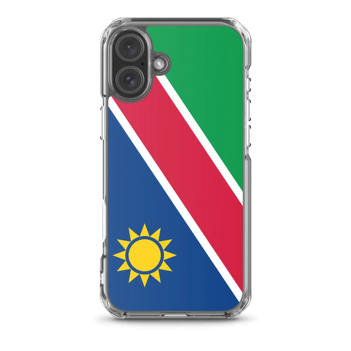 Coque iphone drapeau namibie souple antichoc transparente