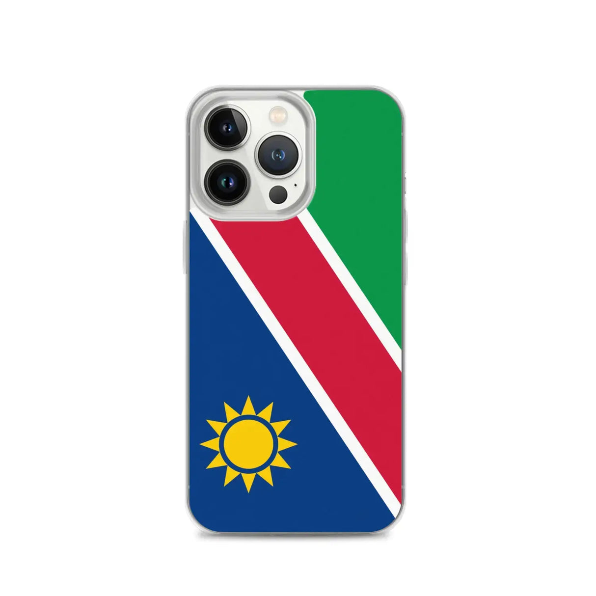 Coque iphone drapeau namibie souple antichoc transparente