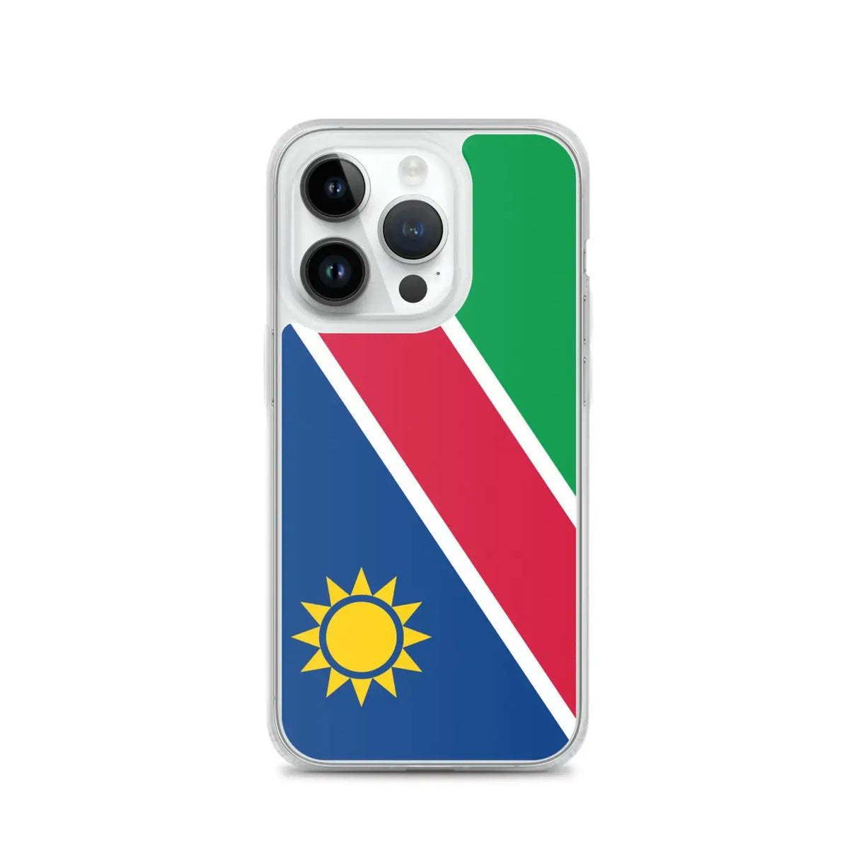 Coque iphone drapeau namibie souple antichoc transparente