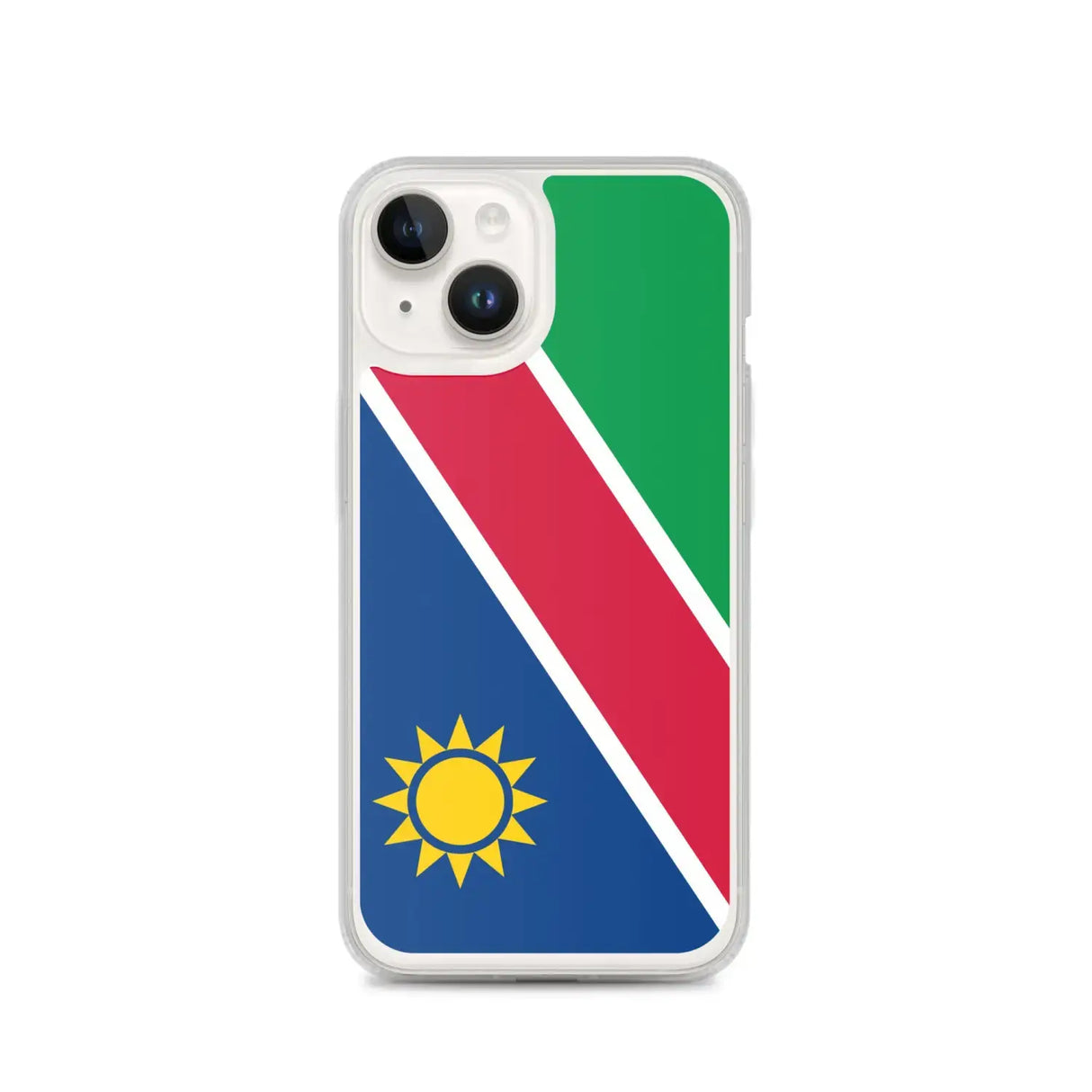Coque iphone drapeau namibie souple antichoc transparente