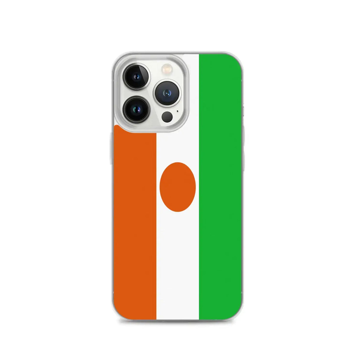 Coque iphone drapeau niger souple antichoc transparente