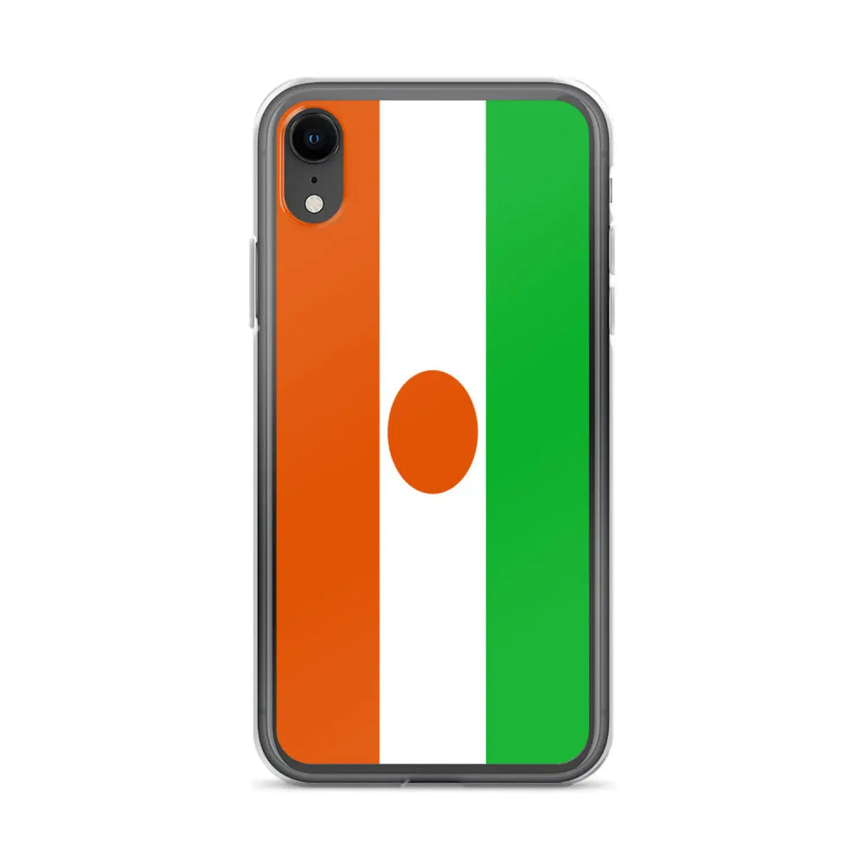 Coque iphone drapeau niger souple antichoc transparente