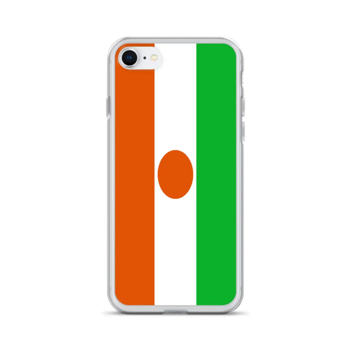 Coque iphone drapeau niger souple antichoc transparente