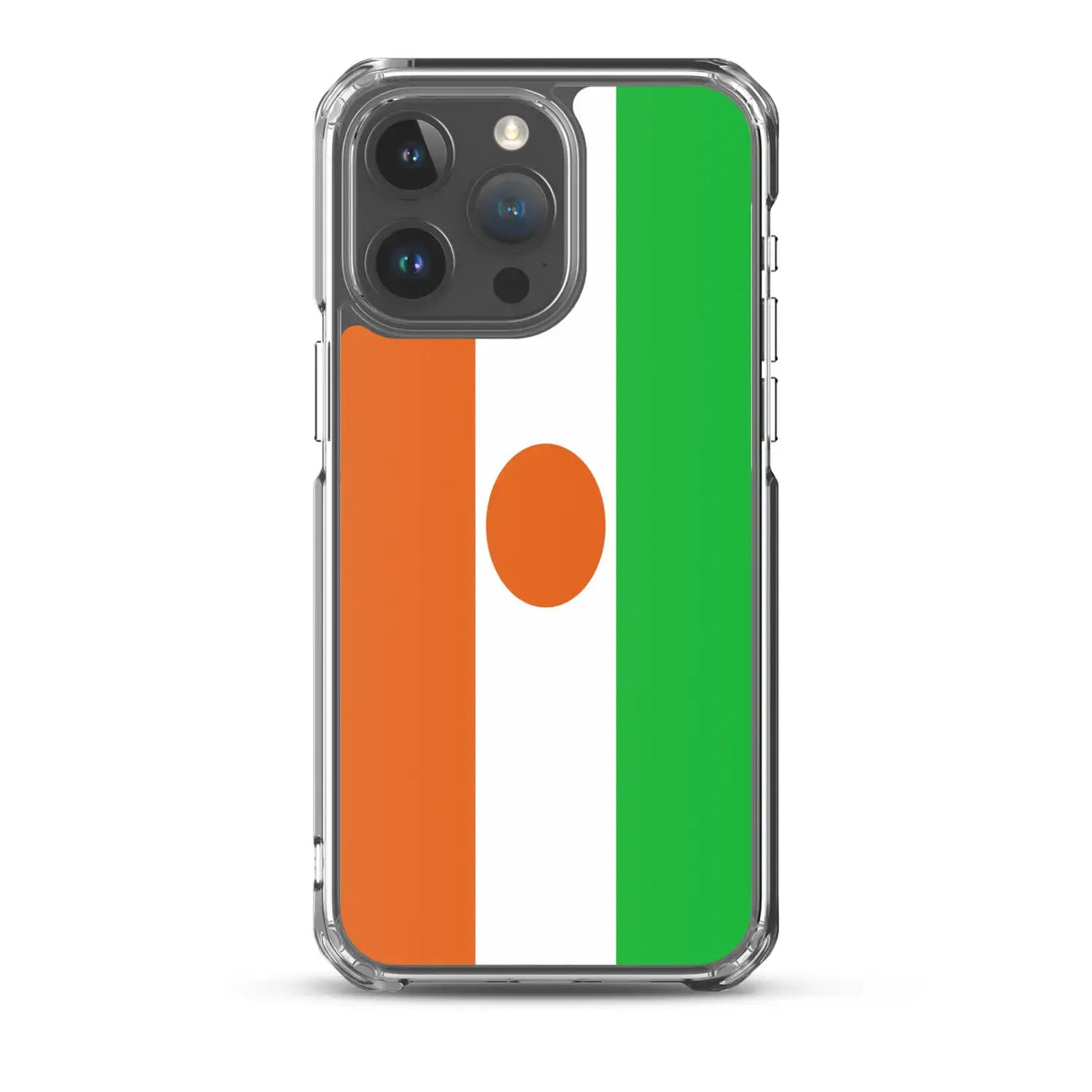 Coque iphone drapeau niger souple antichoc transparente