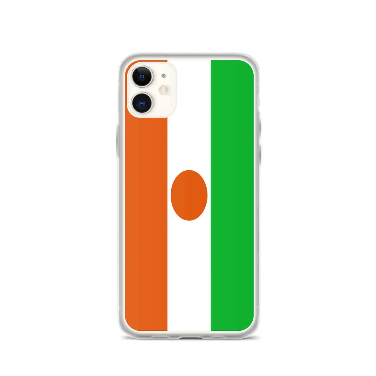 Coque iphone drapeau niger souple antichoc transparente