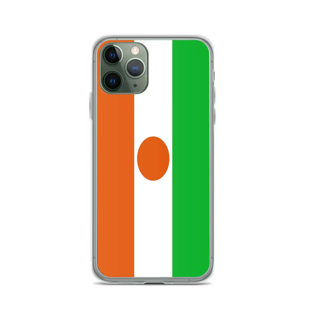 Coque iphone drapeau niger souple antichoc transparente