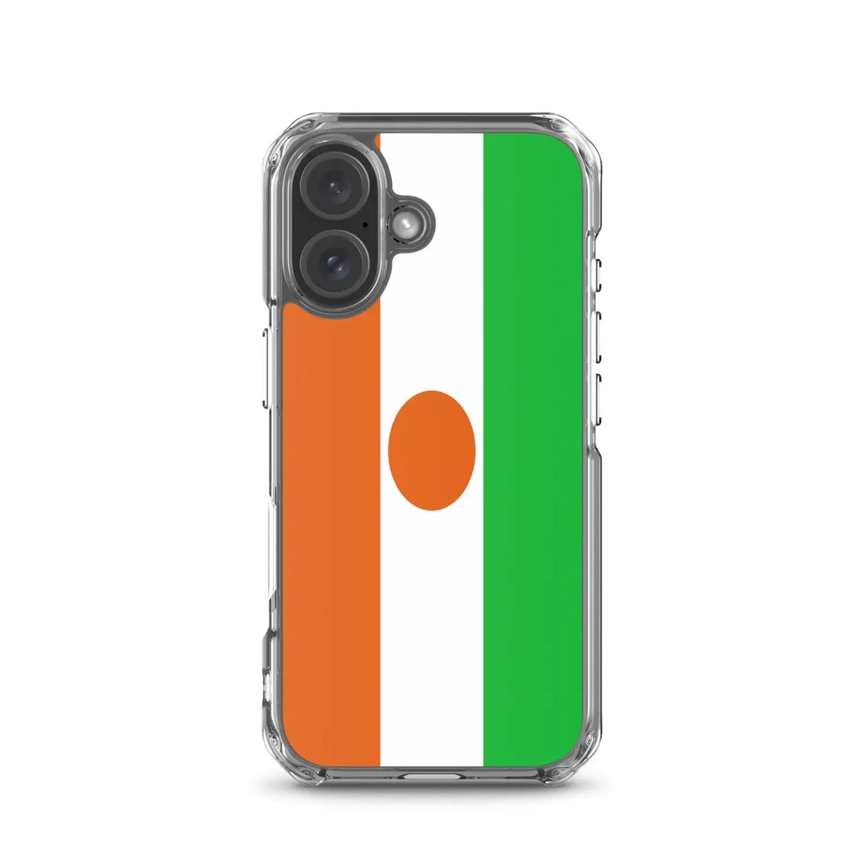 Coque iphone drapeau niger souple antichoc transparente