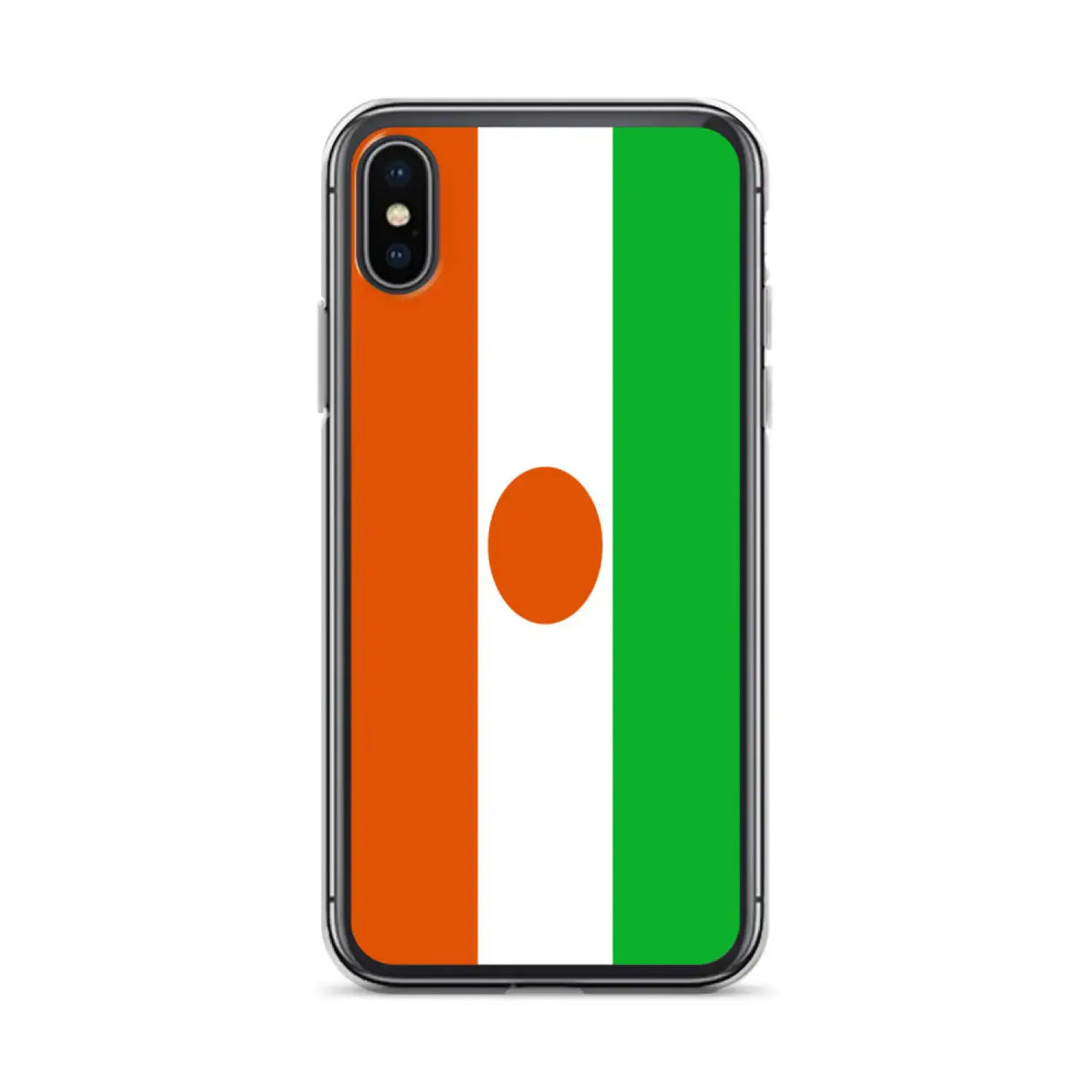 Coque iphone drapeau niger souple antichoc transparente