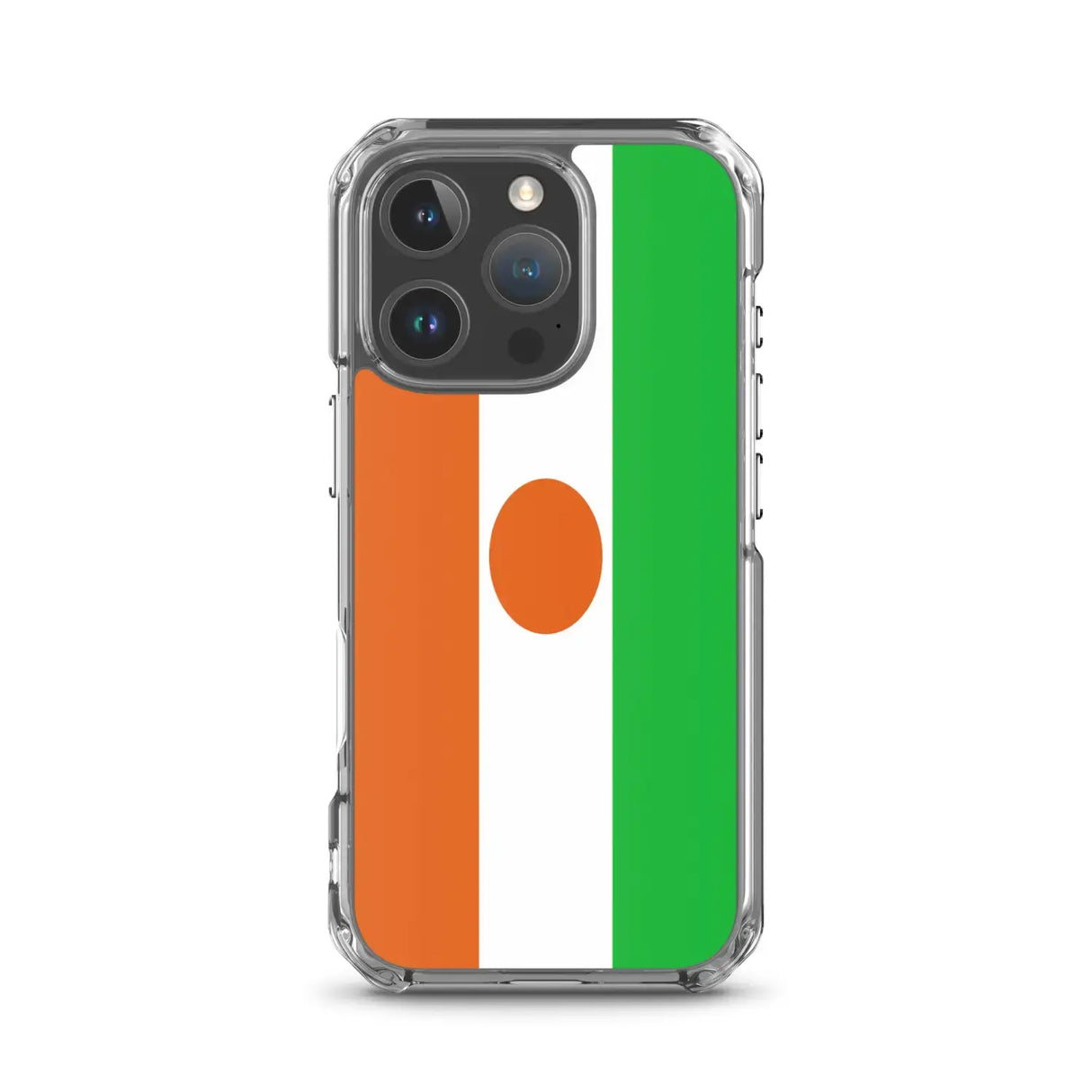 Coque iphone drapeau niger souple antichoc transparente