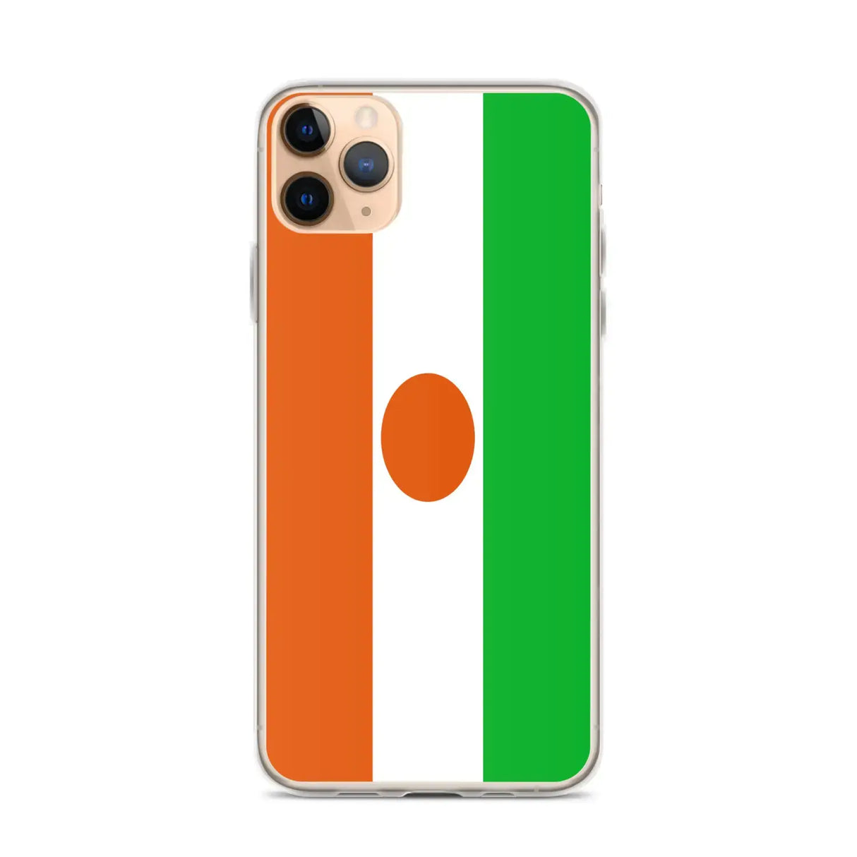 Coque iphone drapeau niger souple antichoc transparente