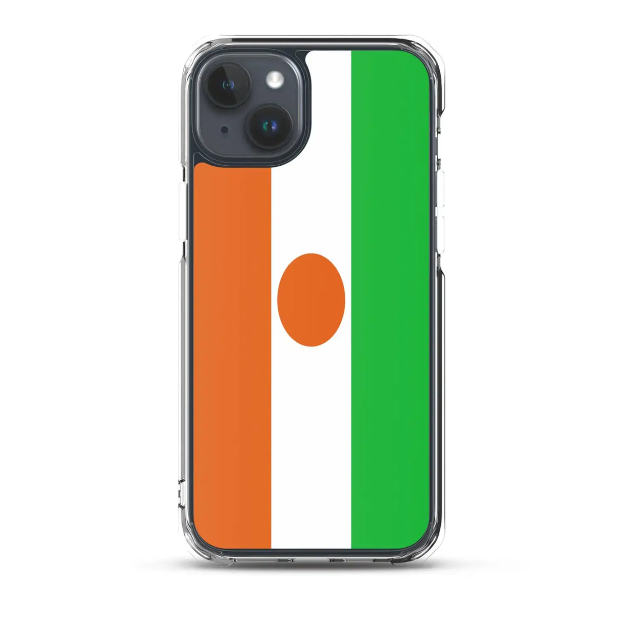 Coque iphone drapeau niger souple antichoc transparente