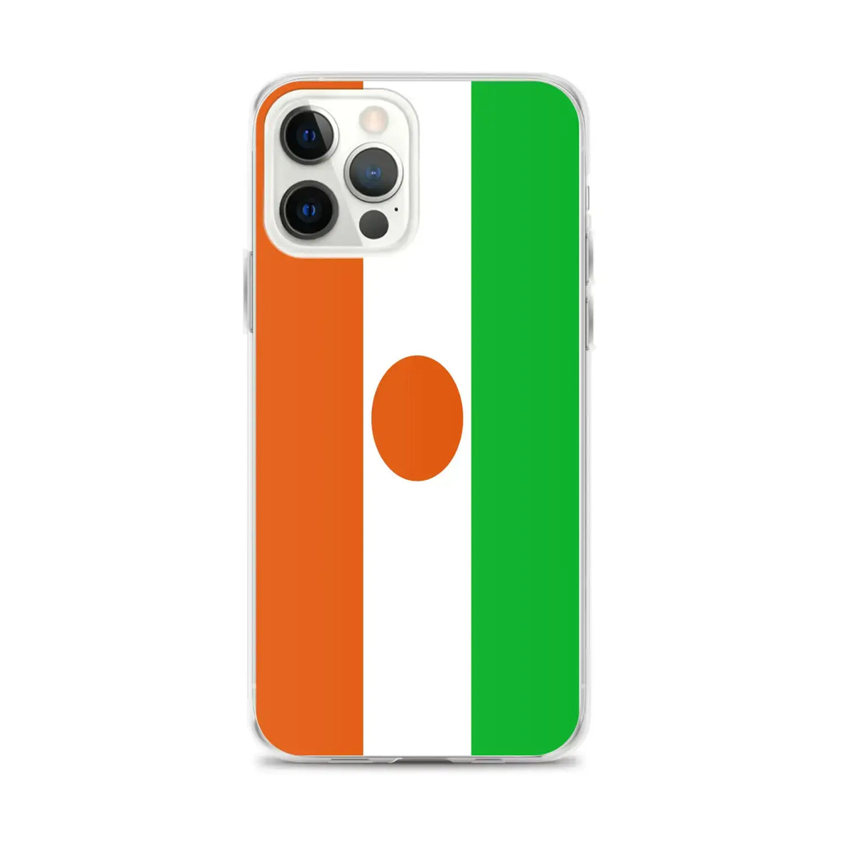 Coque iphone drapeau niger souple antichoc transparente