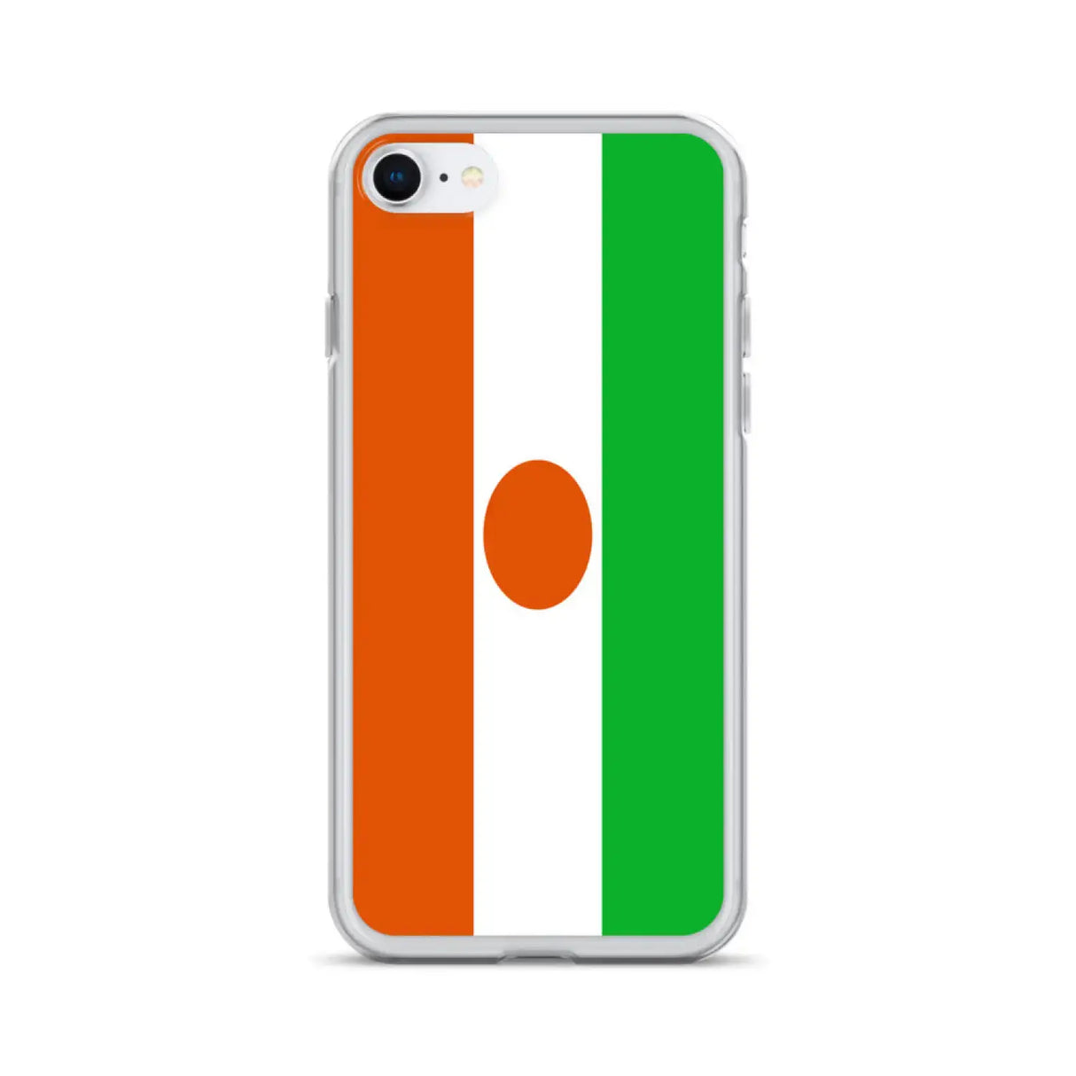 Coque iphone drapeau niger souple antichoc transparente