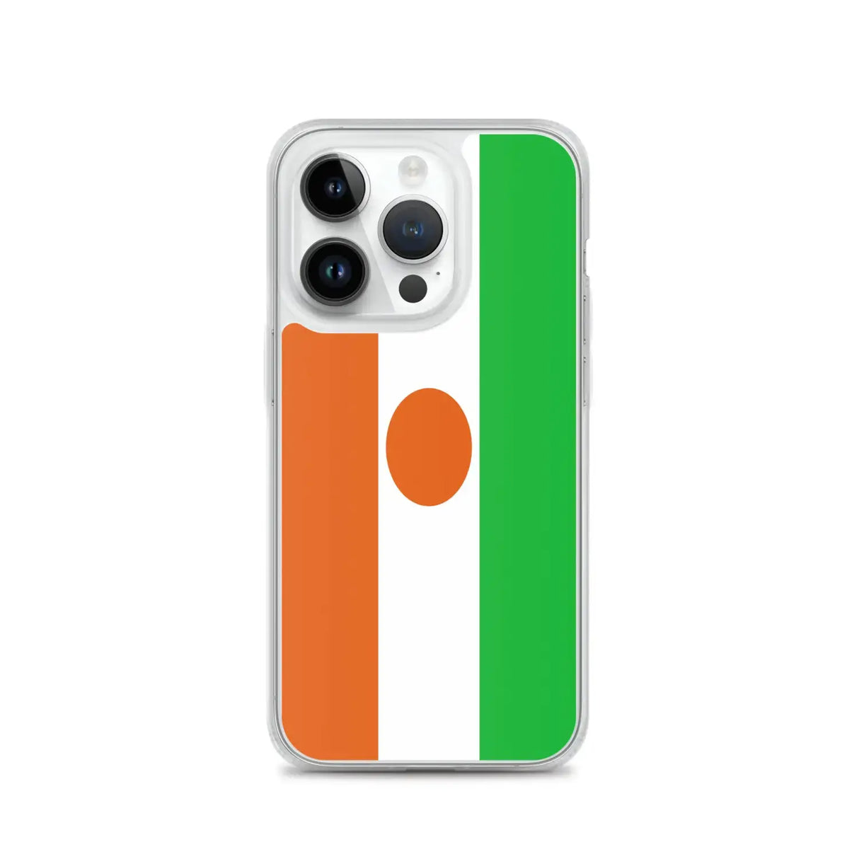 Coque iphone drapeau niger souple antichoc transparente