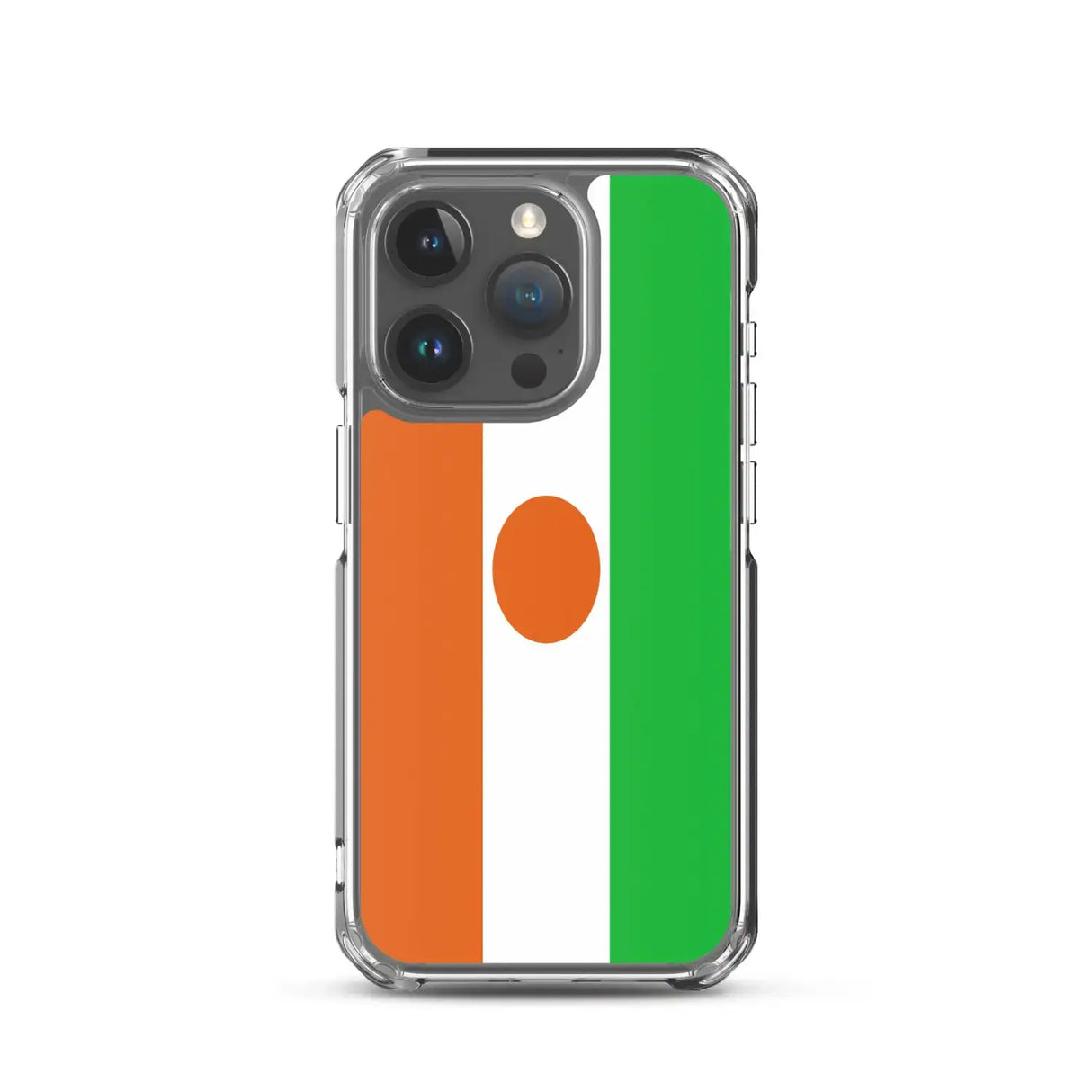 Coque iphone drapeau niger souple antichoc transparente