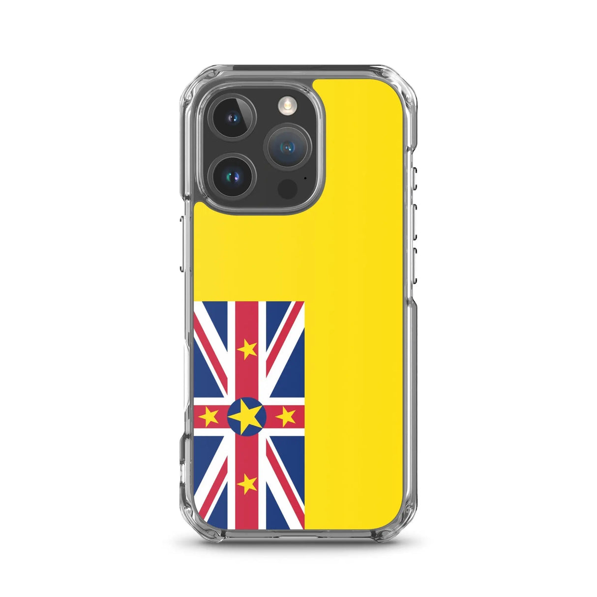 Coque iphone drapeau niue souple antichoc transparente