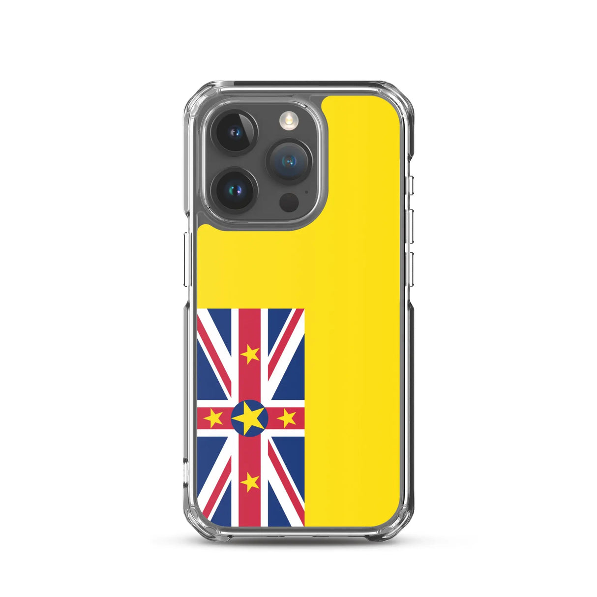Coque iphone drapeau niue souple antichoc transparente