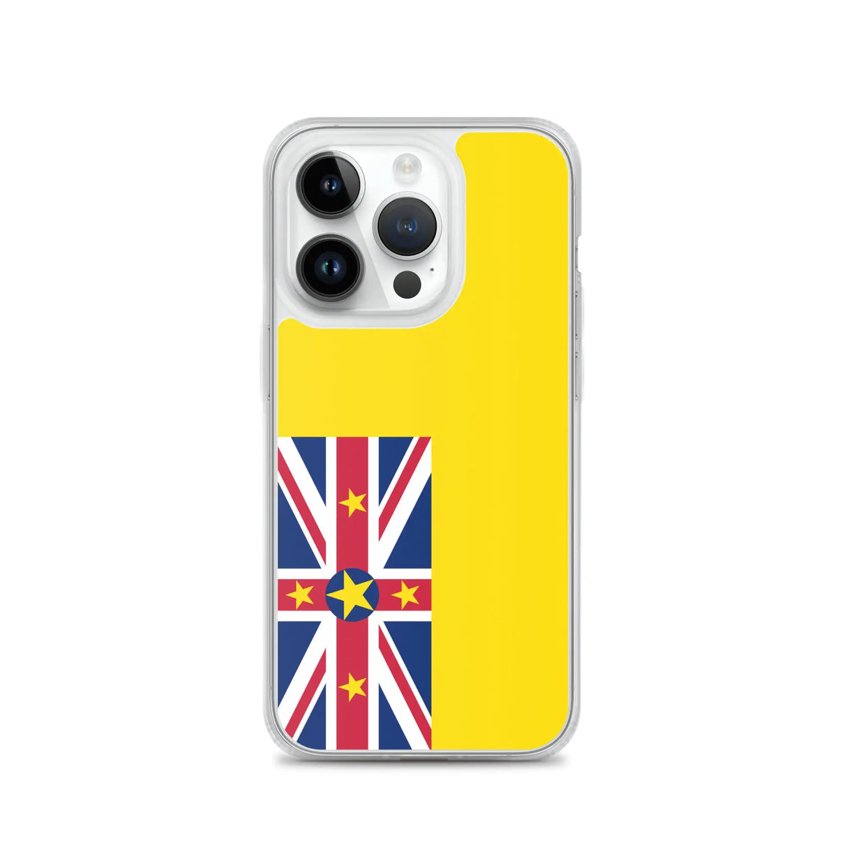 Coque iphone drapeau niue souple antichoc transparente